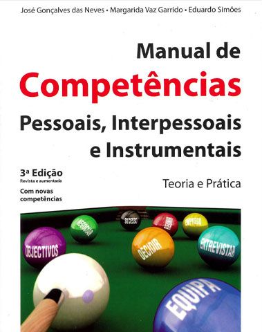 capa do livro manual de competências pessoais, interpessoais e instrumentais