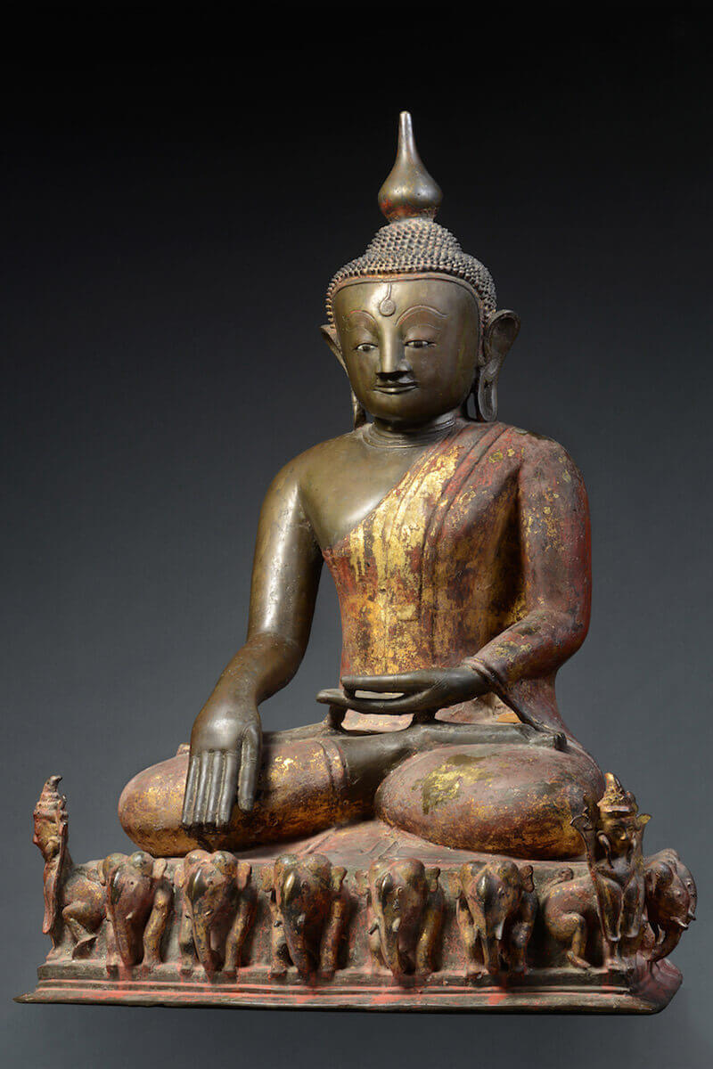 Buddha Shakyamuni subjugando Mara