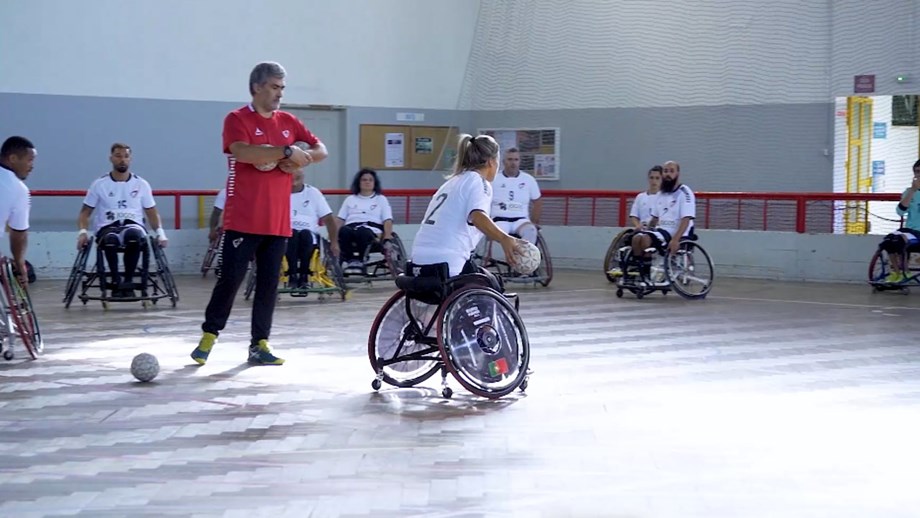 Seleção Nacional de andebol em cadeira de rodas prepara o ataque ao título