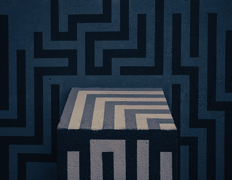 labirinto pintado
