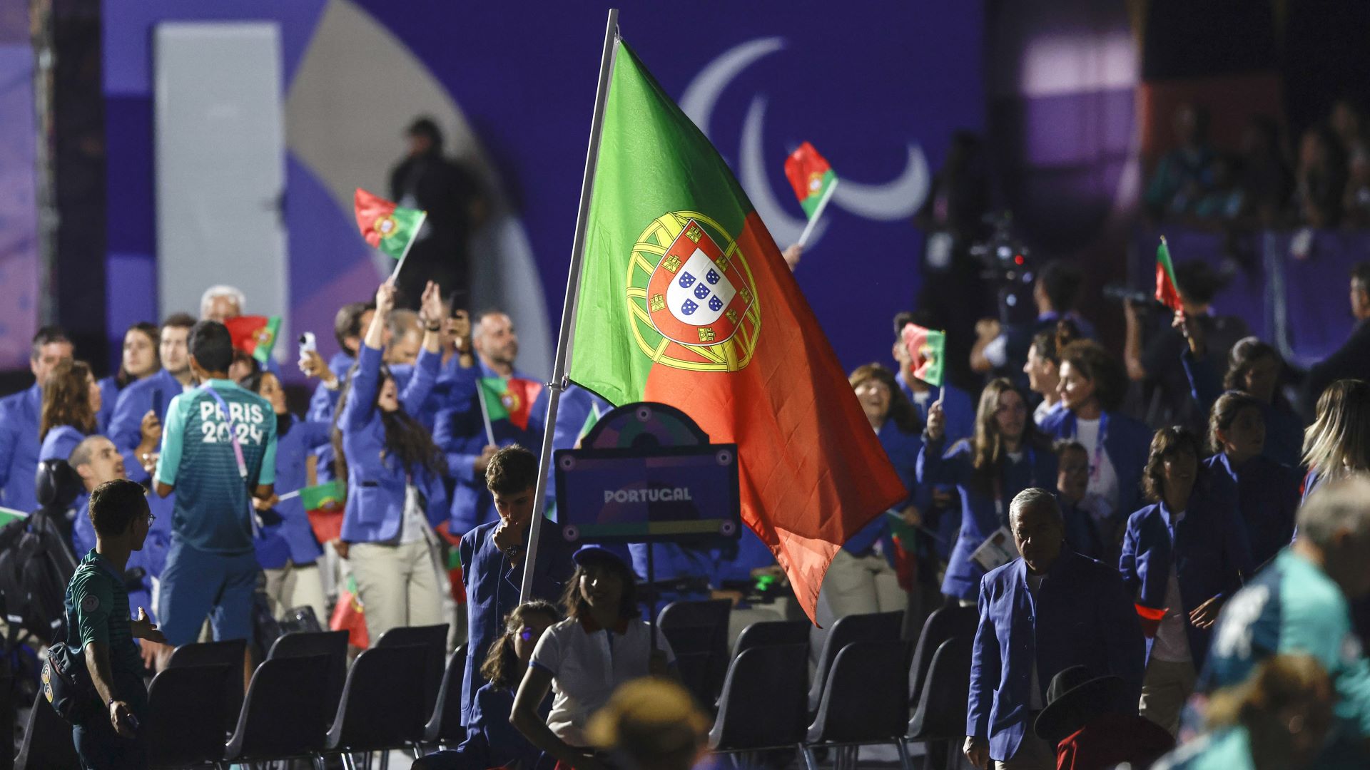 Delegação Portuguesa na abertura oficial dos Paralímpicos 2024