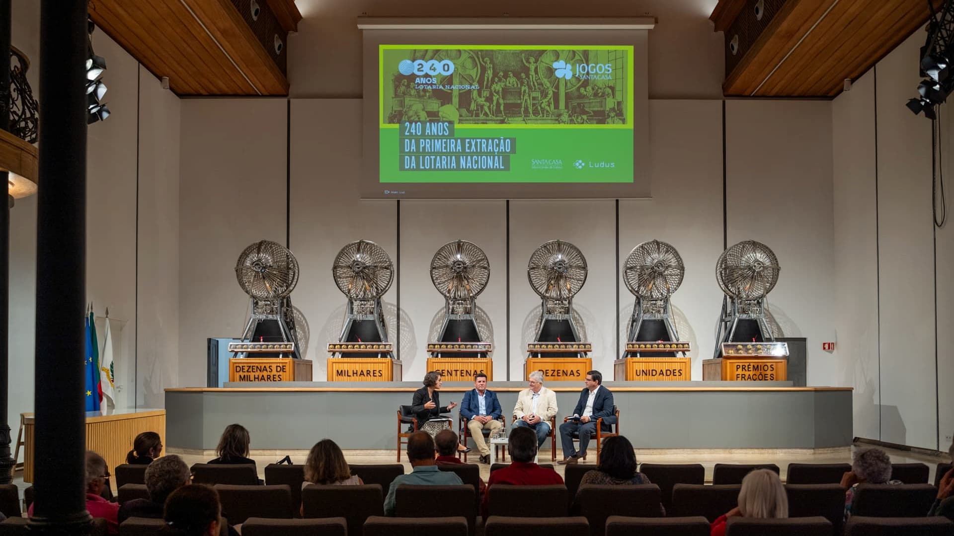 Sala de Extrações recebe conversa sobre Lotarias