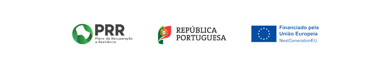 logos PRR Presidência da República e União Europeia