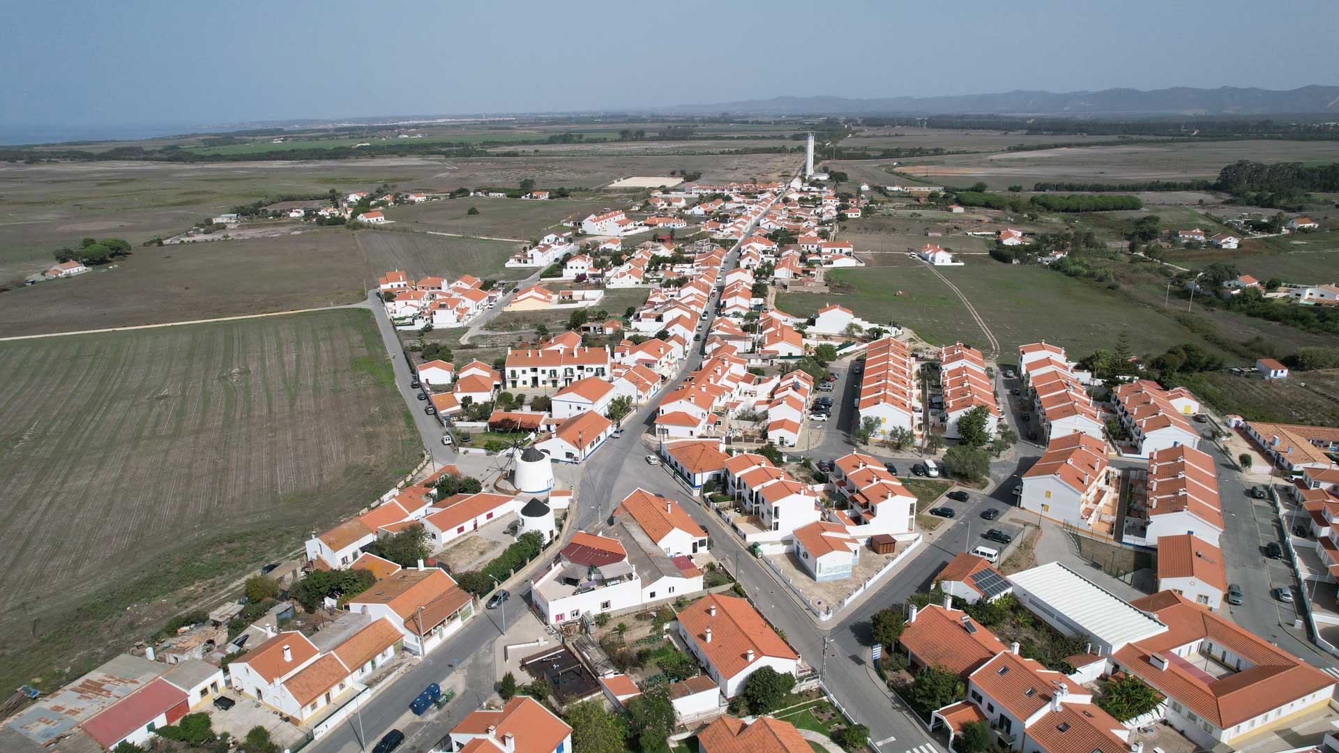 Vista áerea da povoação