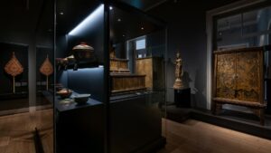 sala de exposição da Casa Ásia