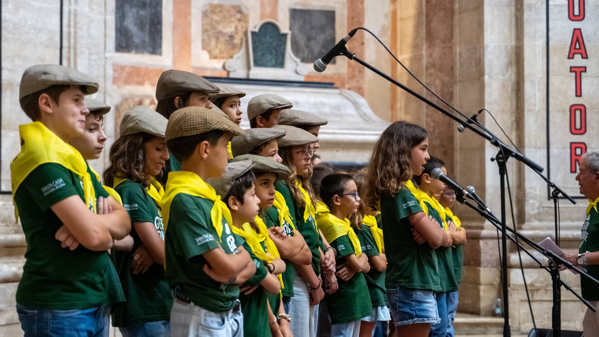 Coro em ação