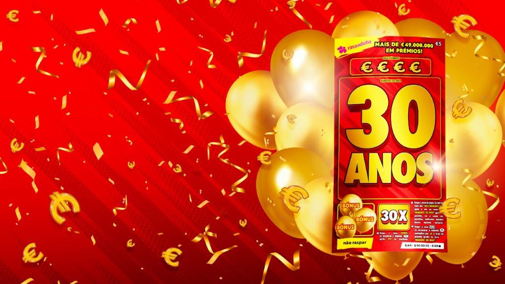 campanha dos 30 anos da raspadinha