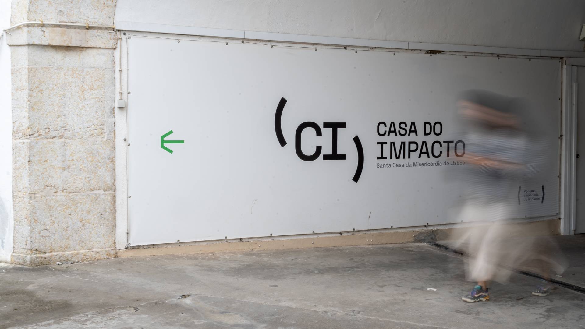 Entrada da Casa do Impacto