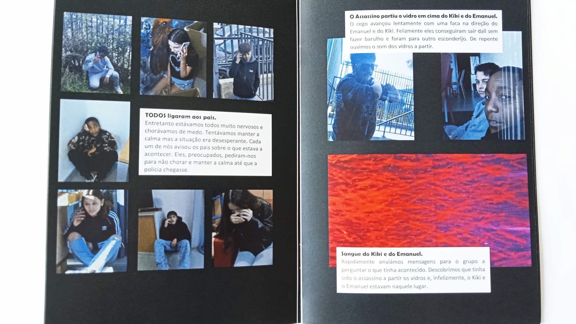 Páginas do fotolivro Click