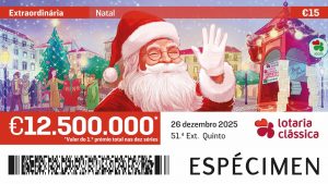 Fração de Lotaria de Natal 2025