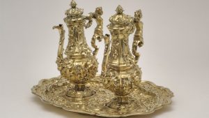 Par de Galhetas e Salva