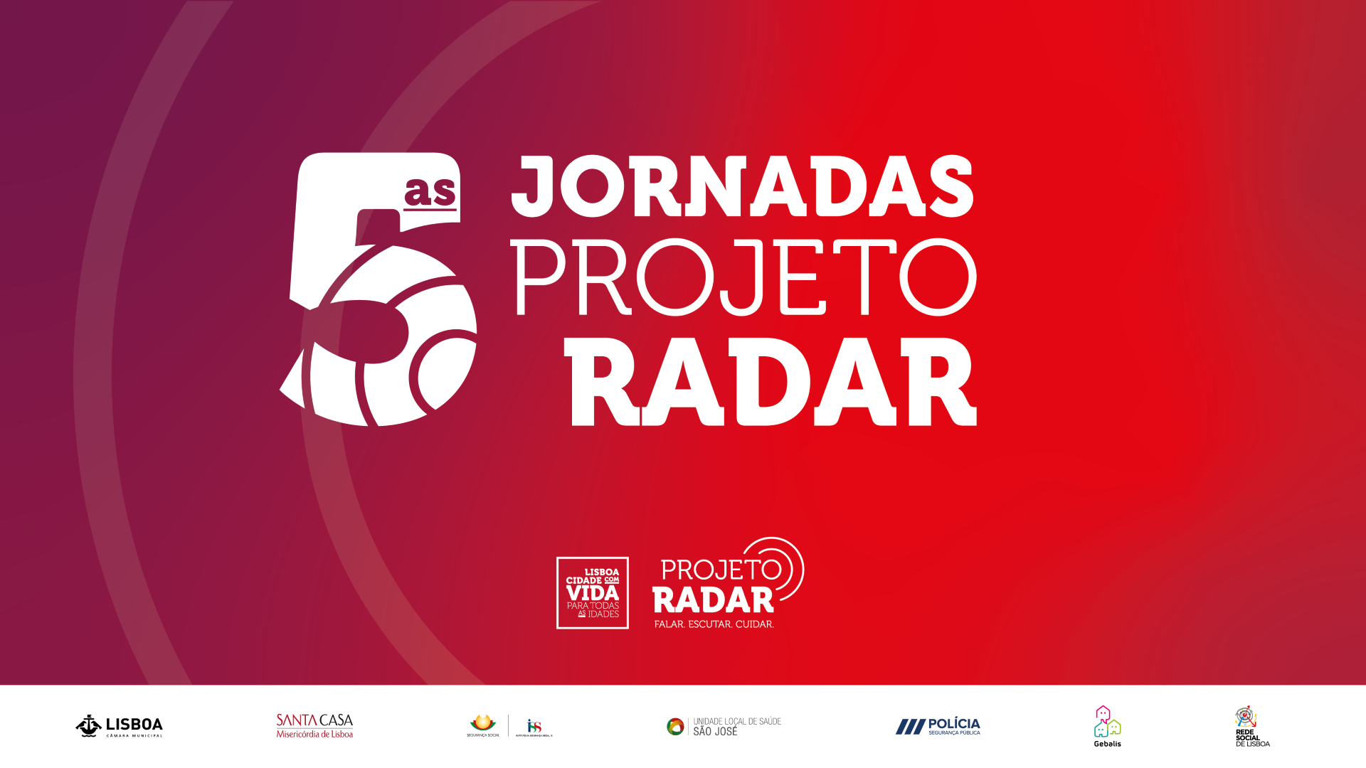 Cartaz 5ªs Jornadas Projeto Radar