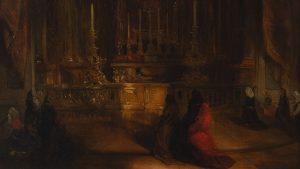 Pintura do interior da Capela de São João Batista