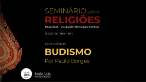 Cartaz Seminário sobre religiões