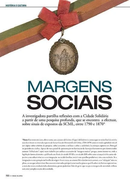 Cover of "Margens sociais"