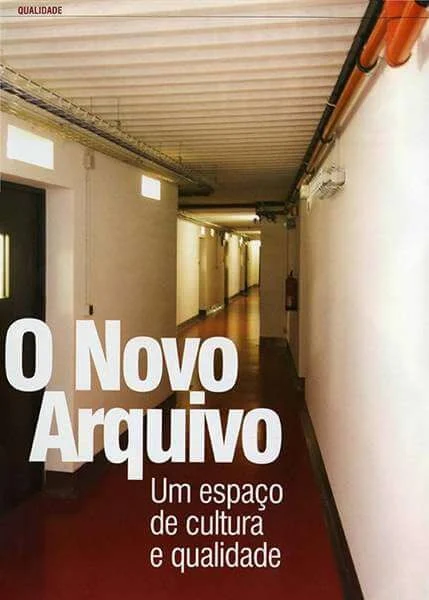 Cover of "O novo Arquivo: um espaço de cultura e qualidade"