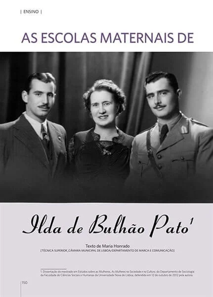 Cover of "As Escolas Maternais de Ilda de Bulhão Pato"