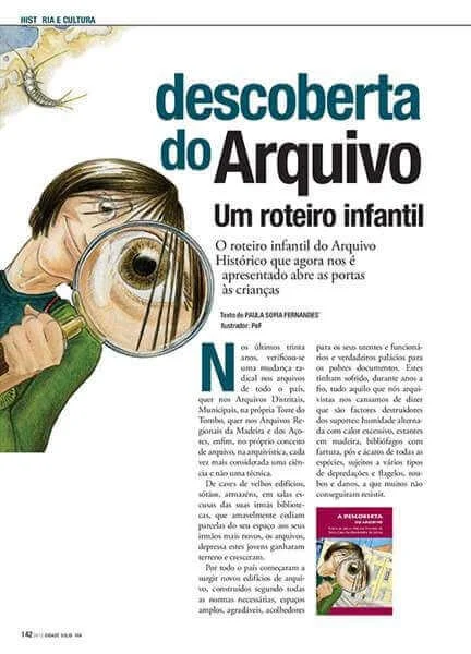Cover of "À descoberta do Arquivo: Um roteiro infantil"