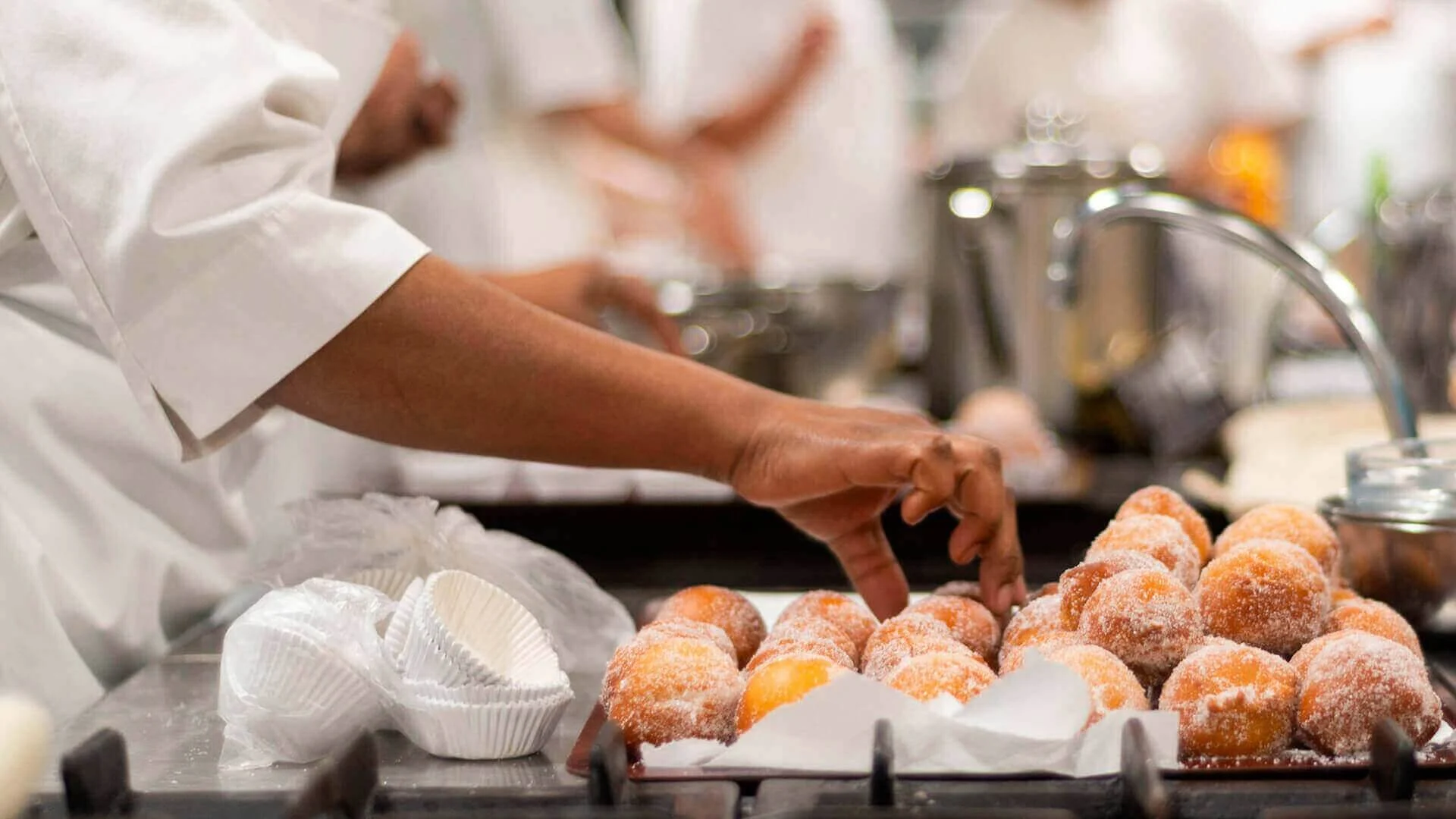 Person making pastries