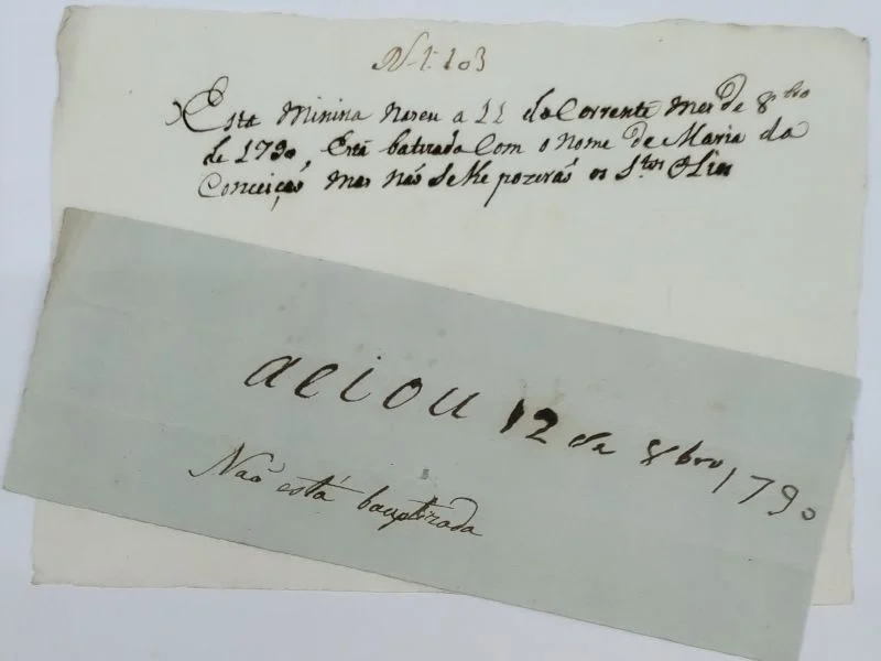 Foundling token of Maria Conceição