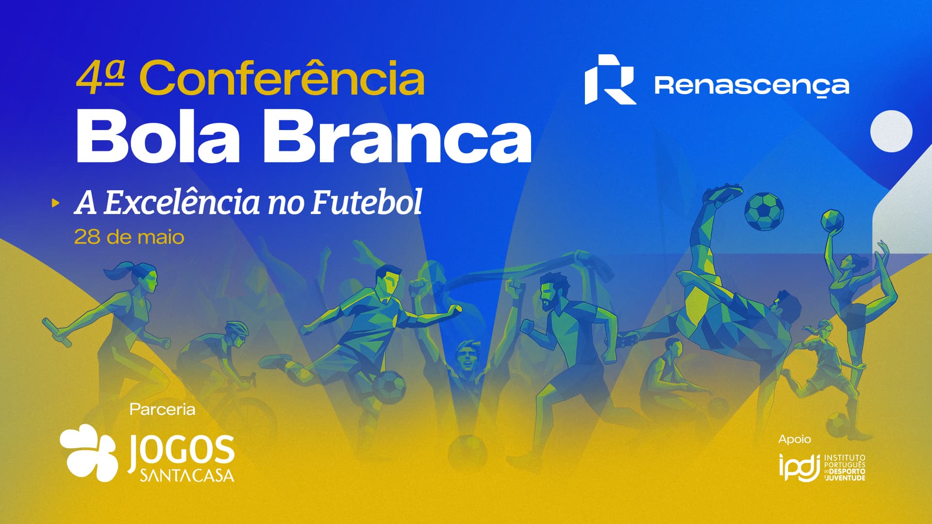 Jogos Santa Casa são parceiros da 4ª. Conferência Bola Branca dedicada à excelência no futebol