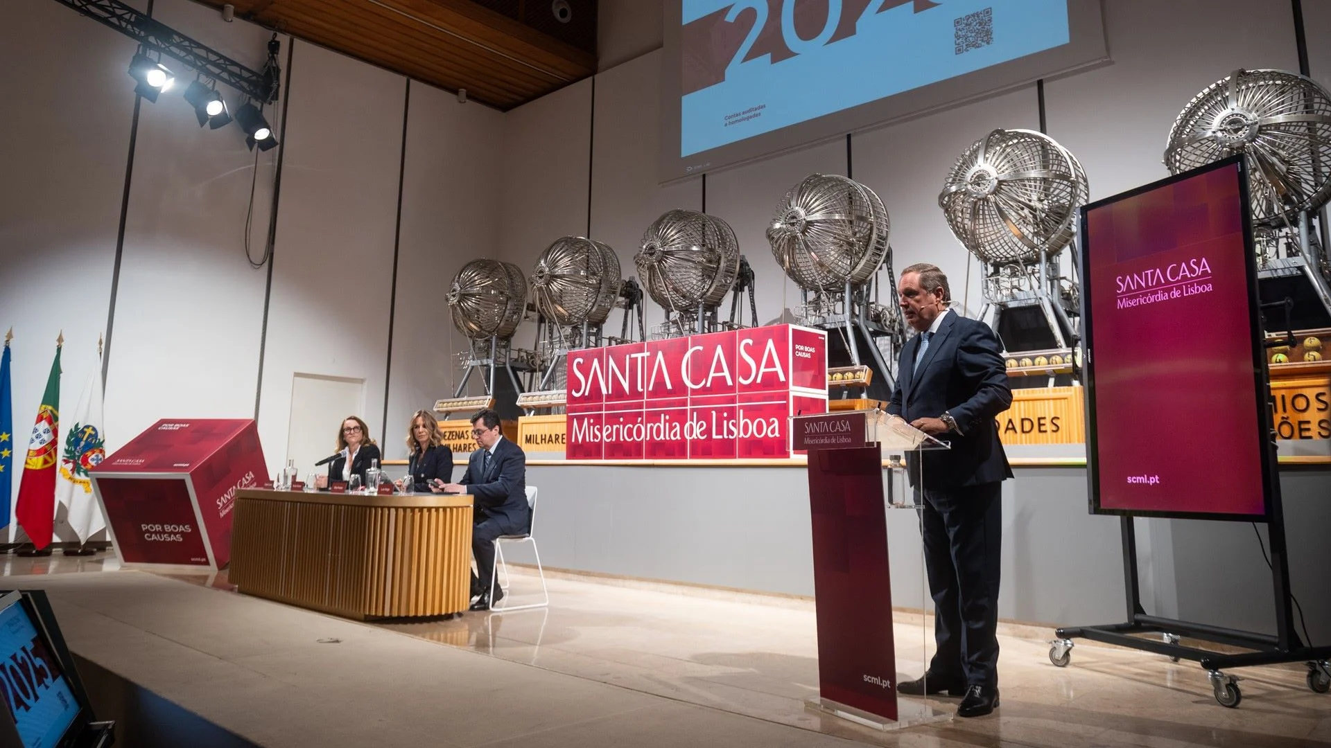 Provedor-apresentação-resultados-2025 provedor da scml apresenta resultados na sala de extrações