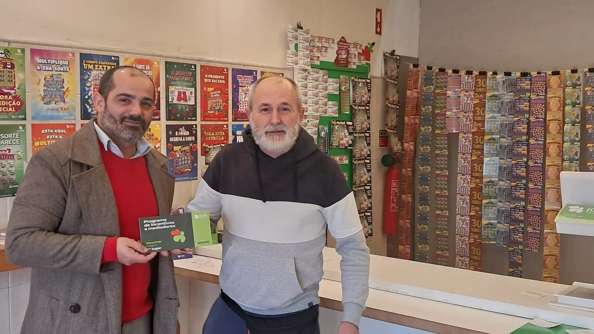 Dois mediadores dos Jogos Santa Casa