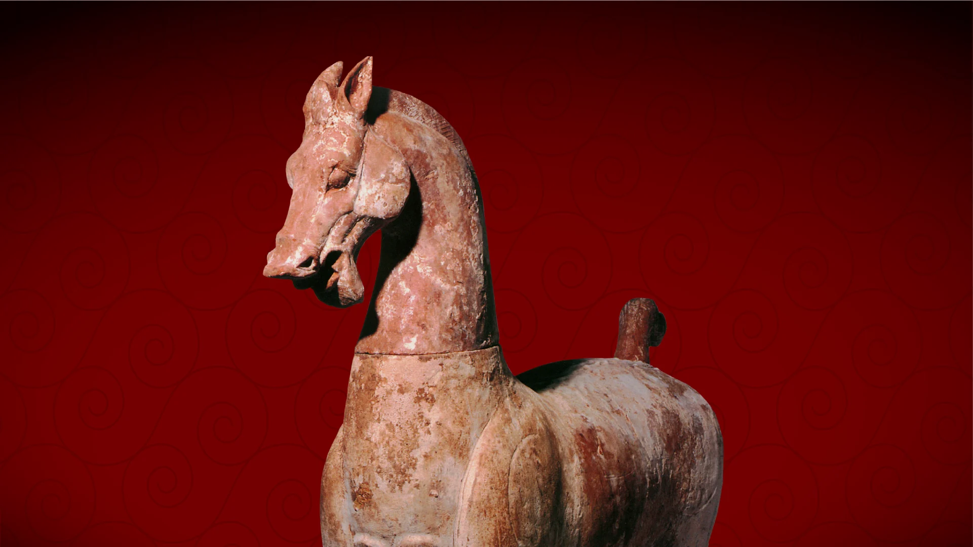 Ano Novo chinês Imagem de um cavalo