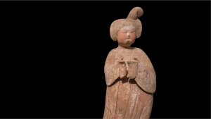 Estátua antiga de mulher chinesa
