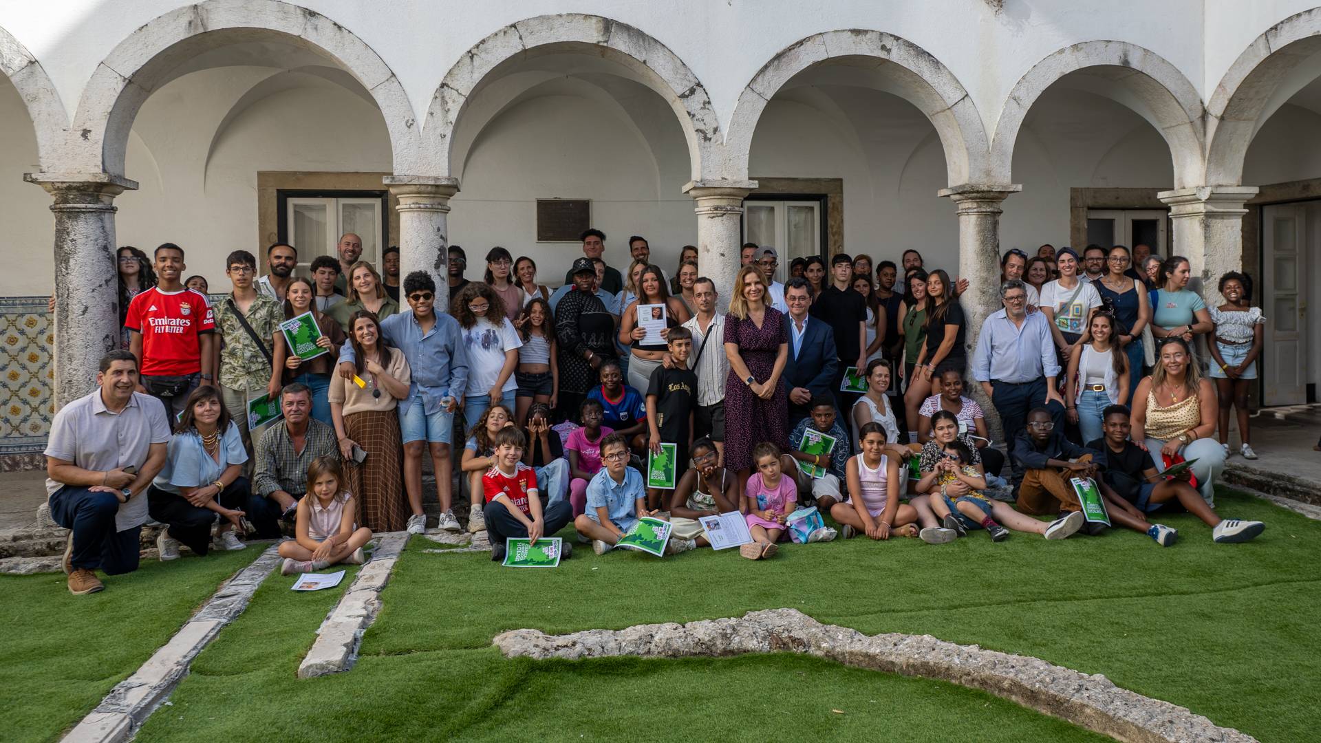 Foto de grupo no Prémio de Mérito 2026