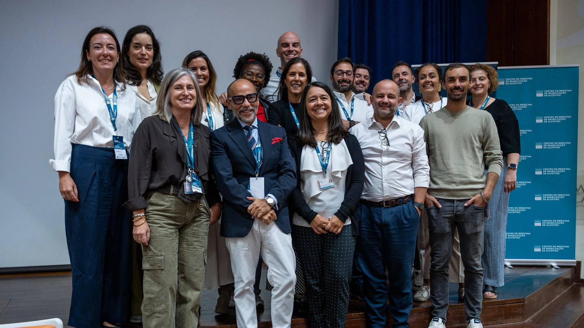 Fotografia da equipa que organizou e produziu as jornadas