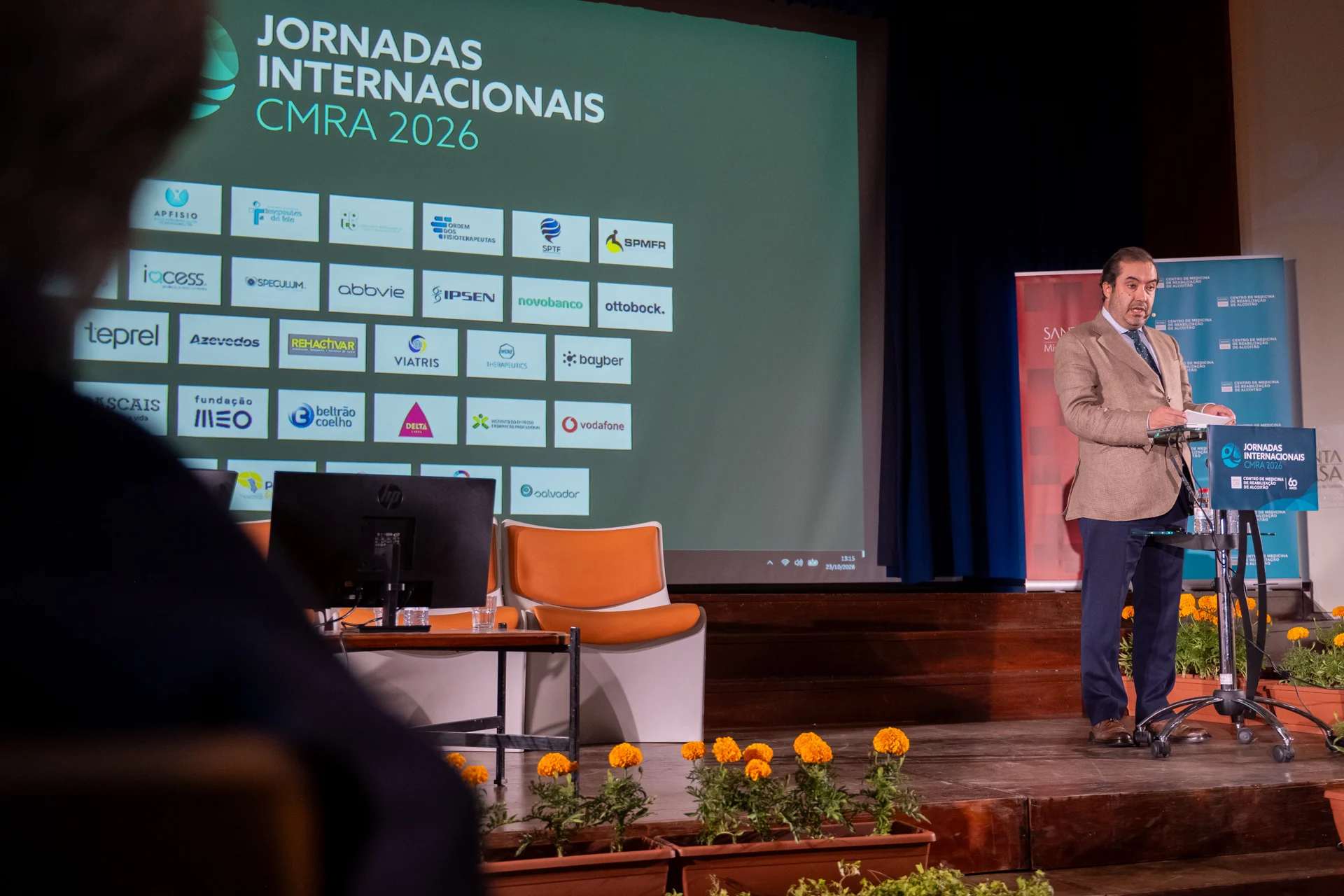 André Brandão de Almeida em palco