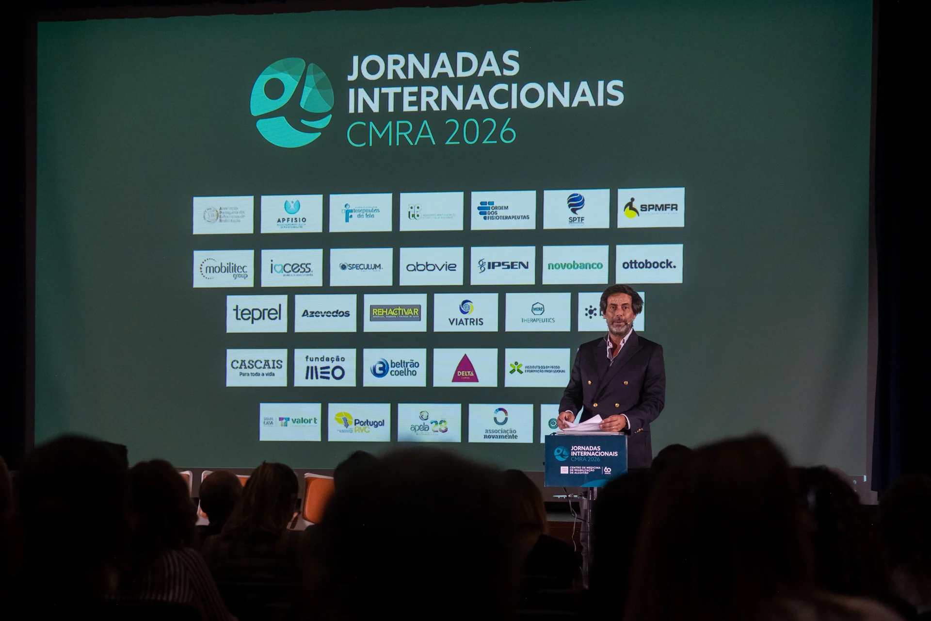 Pedro Mota Soares, Vereador da Câmara Municipal de Cascais, em palco