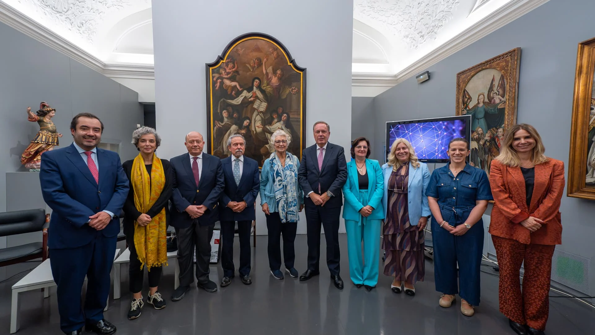 Premiados do prémio Nunes Correa Verdades de Faria juntos na cerimónia no Museu de são roque.